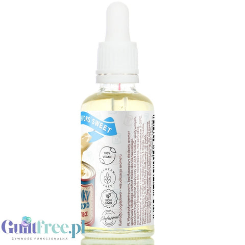 Funky Flavors Sweet Condensed Milk - sweetened, liquid, sugar & fat free food flavoring