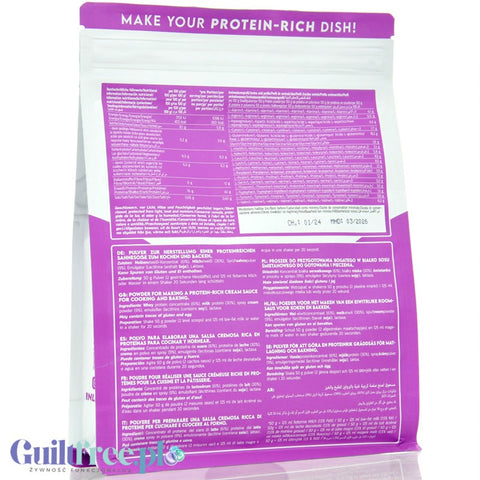 Inlead Protein Sahne - protein nutrient for baking and cooking, cream flavor, without sugar and sweeteners