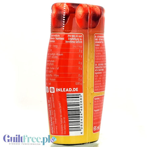 Inlead Squeeze Syrup Sweet Apple - skoncentrowany syrop do wody bez cukru i kalorii na 8L (Czerwone Jabłko)