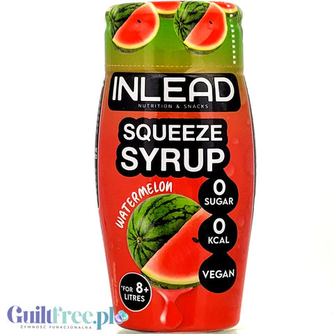 Inlead Squeeze Syrup Watermelon - concentrated water syrup with no sugar or calories for 8L