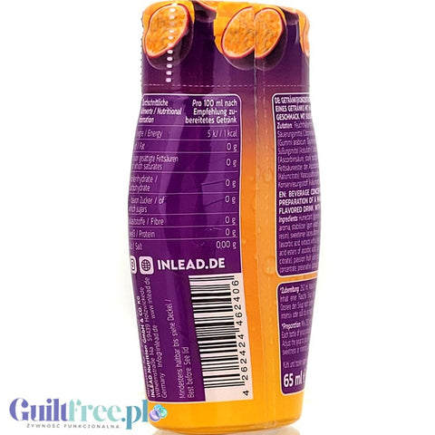 Inlead Squeeze Syrup Mango - Maracuja - skoncentrowany syrop do wody bez cukru i kalorii na 8L