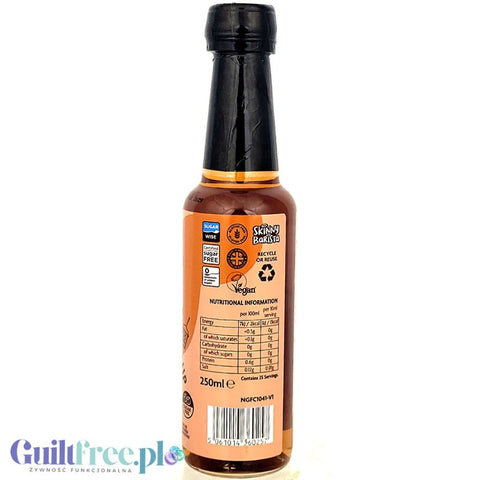Skinny Food Barista Coffee Syrup Salted Caramel 250ml - syrop zero kalorii do kawy, bez cukru