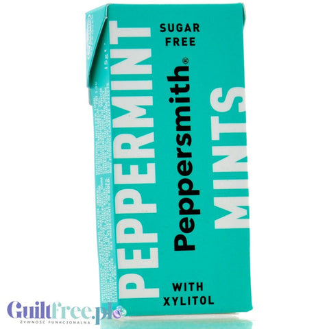 Peppersmith Fresh Mints chewing gum with xylitol, Curly Mint