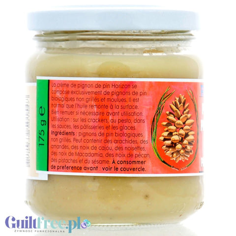 Horizon Creme de Pignon de Pin 100% - organic unroasted pine nut cream