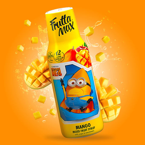 FruttaMax Light Fruit Syrup Mango 500ml / 12L - fruit syrup for Sodastream reduced sugar content.