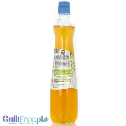 YO Ohne Zucker Holunderblute - concentrated syrup for dilution without sugar and calories, Black Elderberry