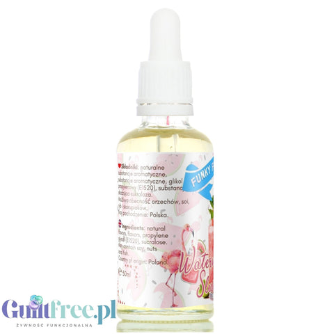 Funky Flavors Sweet Watermelon Slushie - sweetened, liquid, sugar & fat free food flavoring