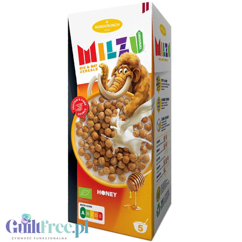 Milzu Honey - organic cereal, rye and oat balls with honey