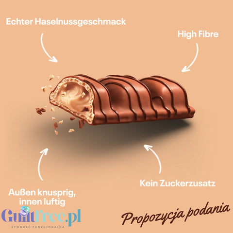 Neoh Crisp'N'Cream - kruchy wafelek z kremowym nadzieniem orzechowym bez cukru 102kcal