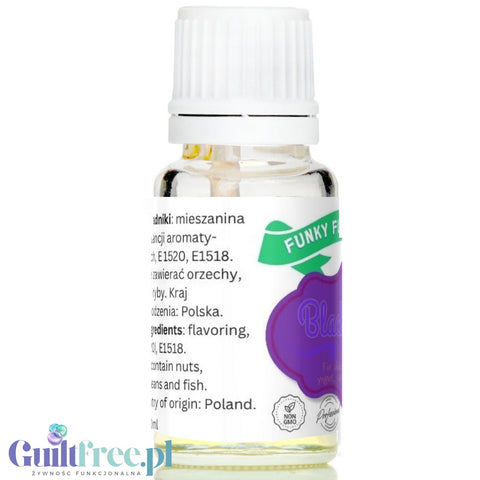 Funky Flavors Basic Blackberry 10ml - aromat jeżynowy bez cukru, słodzików i bez tłuszczu