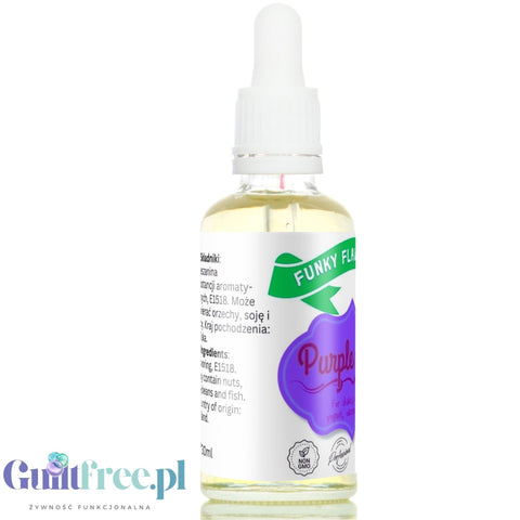 Funky Flavors Basic Purple Grape 30ml - aromat ciemnych winogron bez cukru i słodzików