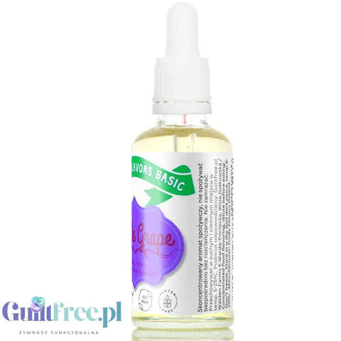 Funky Flavors Basic Purple Grape 30ml - aromat ciemnych winogron bez cukru i słodzików