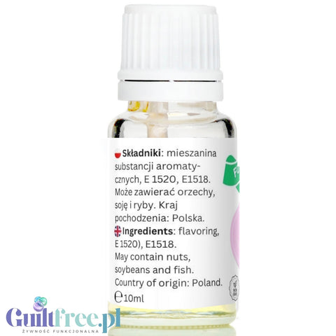 Funky Flavors Basic Rhubarb 10ml - rabarbarowe kropelki do potraw i napojów, bez cukru i bez tłuszczu