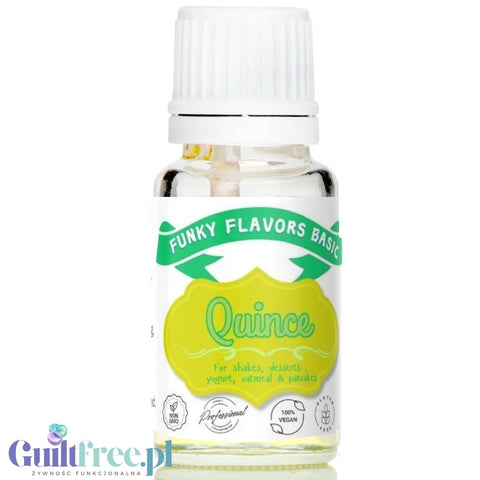 Funky Flavors Basic Quince 10ml - aromat pigwowy bez cukru, słodzików & bez tłuszczu