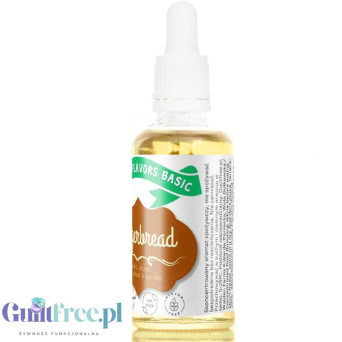 Funky Flavors Basic Gingerbread 30ml - Piernik - kropelki aromatyzujące bez cukru, tłuszczu i słodzików