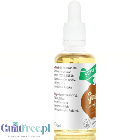 Funky Flavors Basic Gingerbread 30ml - Piernik - kropelki aromatyzujące bez cukru, tłuszczu i słodzików