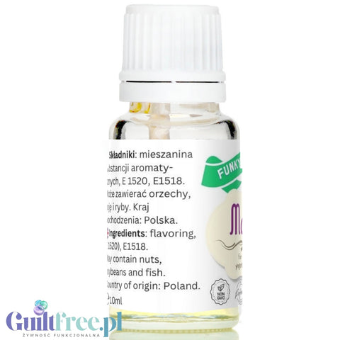 Funky Flavors Basic Malaga 10ml - płynny aromat w kropelkach, bez cukru, tłuszczu i kalorii