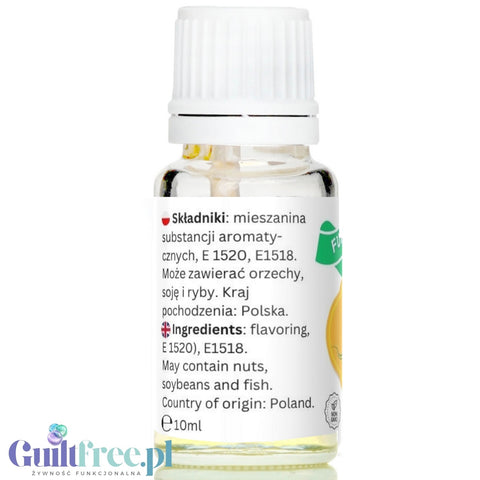 Funky Flavors Basic Pineapple 10ml - kropelki ananasowe do napojów i potraw bez cukru, słodzików i kalorii