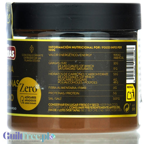 Torras Crema de Avellana y Cacao - krem czekoladowo-orzechowy bez cukru ze stewią