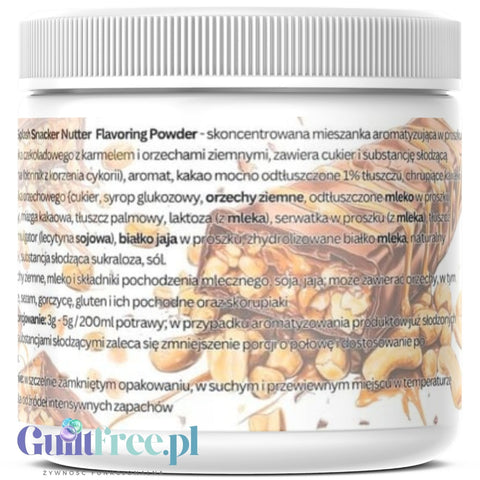 Funky Flavors Splash Snacker Nutter 200g - sugar free sweetener powder, Chocolate Peanut Butter flavor