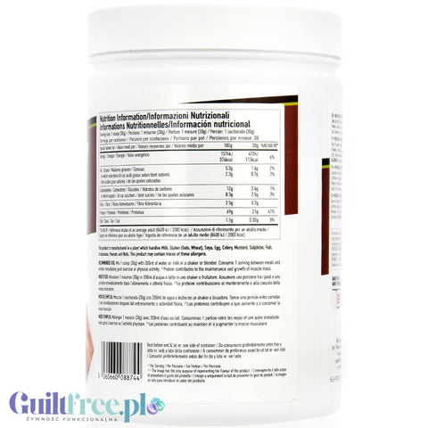 Per4M Whey Advanced Protein Dubai Chocolate 0,9kg - gęsta odżywka białkowa WPC, WPI & MPC o smaku Dubajaskiej Czekolada
