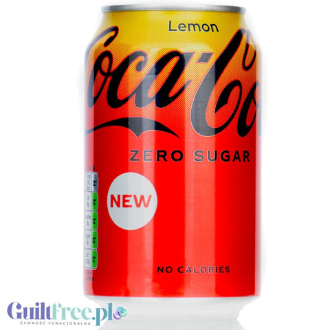 Coca Cola Lemon Zero 330ml - lemon cola without sugar and calories