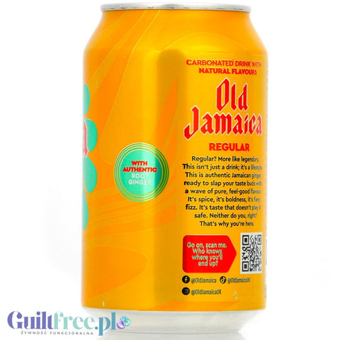D&G Old Jamaica Ginger Beer Regular (CHEAT MEAL) non-alcoholic ginger beer 330ml 0% vol alk