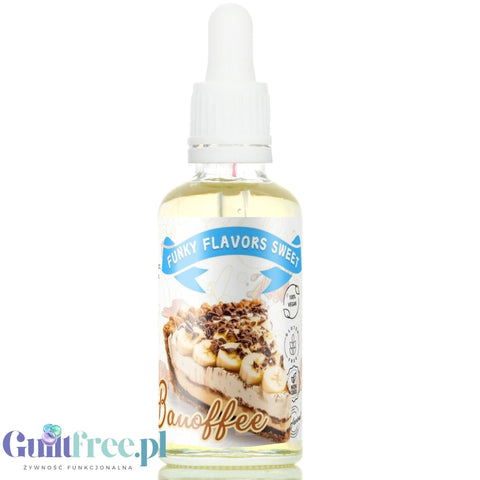 Funky Flavors Sweet Banoffee - słodkie kropelki bez kcal o smaku ciasta bananowego z toffee