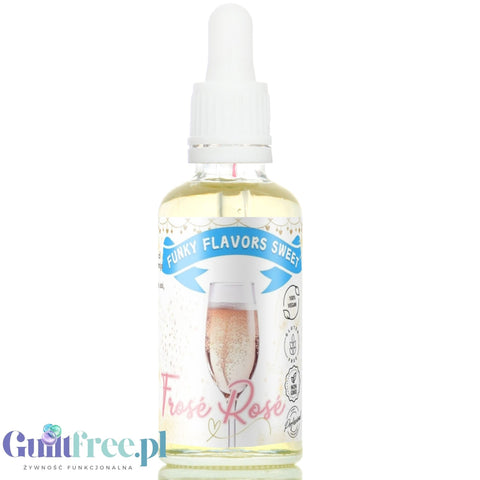 Funky Flavors Sweet Frosé Rosé - słodzony skoncentrowany aromat różowego wina musującego bez cukru i kalorii