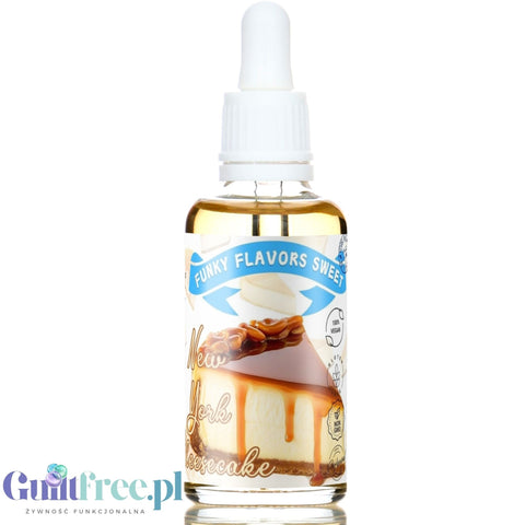 Funky Flavors Sweet New York Cheesecake - sernikowe kropelki słodzące bez cukru, tłuszczu i kcal