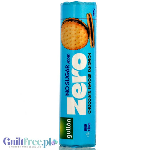 Gullón ZERO Chocolate Creams - markizy bez cukru z kremem czekoladowym