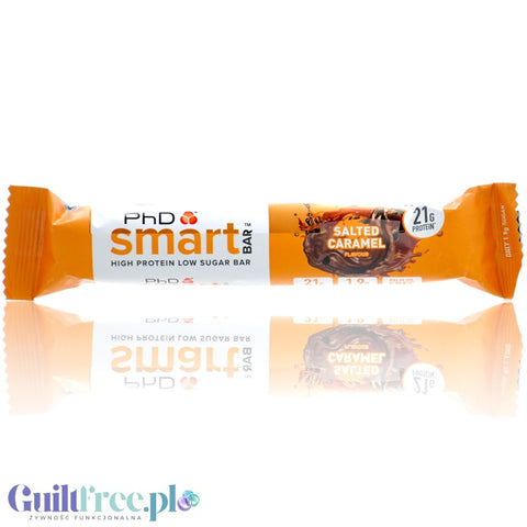 Phd Smart Bar Salted Caramel - sugar-free protein bar with salted caramel, chocolate