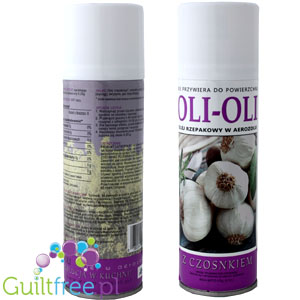 Oliwa extra virgin w spOli Oli Oil canola oil with garlic essential oil for caloric fryingray'u 1kcal