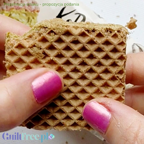 KoRo Bio Pistazienschnitte mit Pistaziencreme - bio wafelek z kremem pistacjowym 45% pistacji!