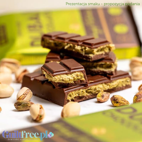 BeKeto Low-Carb Dubai Chocolate - czekolada dubajska bez cukru z erytrolem i stewią