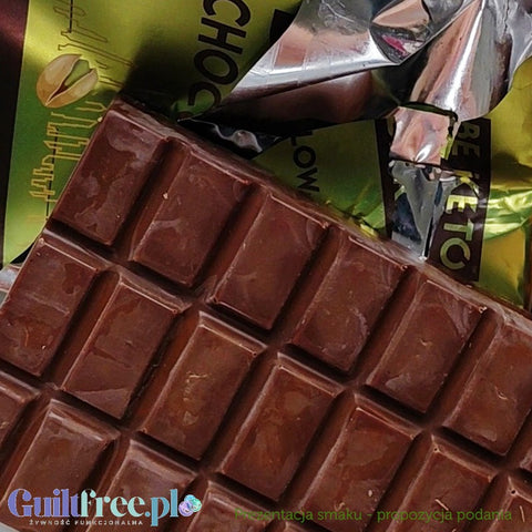BeKeto Low-Carb Dubai Chocolate - czekolada dubajska bez cukru z erytrolem i stewią