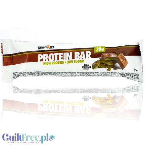Per4m Protein Bar Dubai Chocolate - baton białkowy 20g białka, smak dubajska czekolada