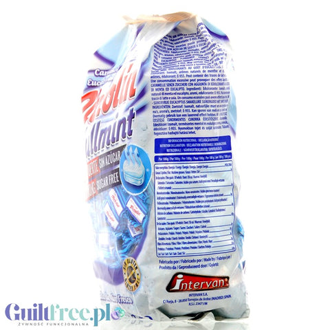 Pictolin Fullmint Extra Fuerte 1kg - super-strong eucalyptus-menthol sugar-free candy