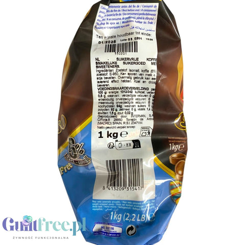 Pictolin Cafe Dry Espresso 1kg - intense coffee candy without sugar