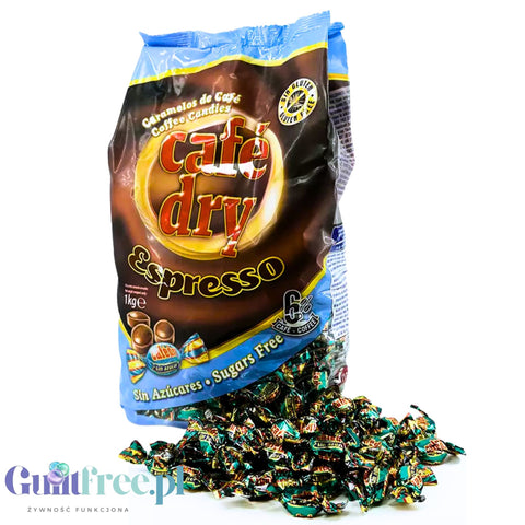 Pictolin Cafe Dry Espresso 1kg - intense coffee candy without sugar