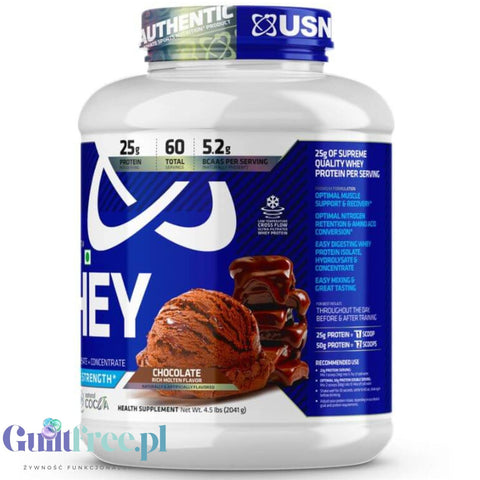 USN Blue Lab Whey Chocolate 2kg - odzywka białkowa WPI, WPC, WPH
