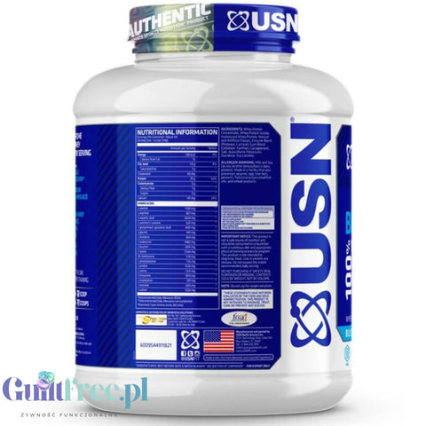 USN Blue Lab Whey Vanilla 2kg - odżywka białkowa WPI, WPC, WPH z Tolerase  L