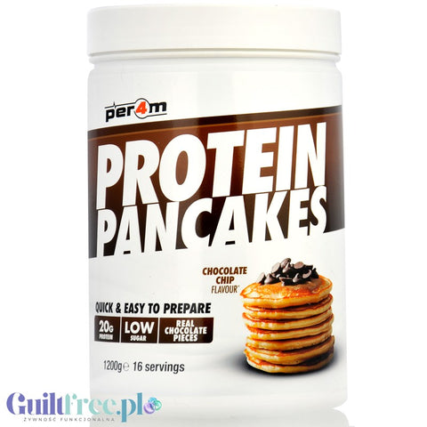 Per4m Protein Pancakes Chocolate Chip 1.2kg - protein pancakes with chocolate chunks