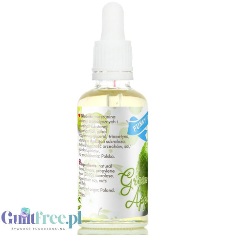 Funky Flavors Sweet Green Apple - słodzony aromat zielonego jabłuszka bez tłuszczu i kalorii