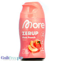 More Nutrition Zerup Pink Peach for 8L - concentrated water syrup without sugar and calories, Pink Peach