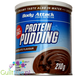 Body Attack protein chocolate pudding plus zinc 