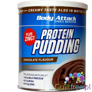 Body Attack protein chocolate pudding plus zinc 