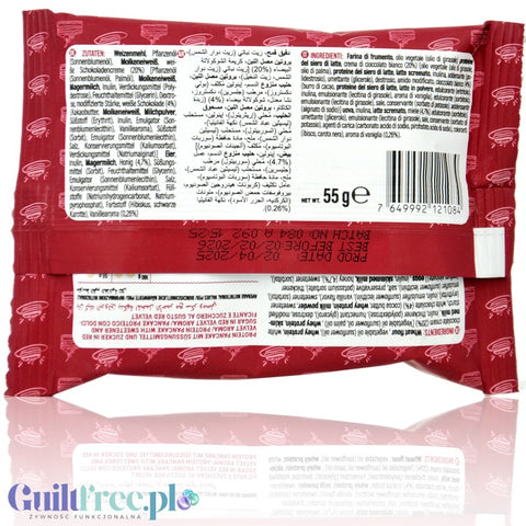 Go Fitness Protein Pancake Red Velvet - czekoladowy naleśnik białkowy z kremem śmietankowym178kcal