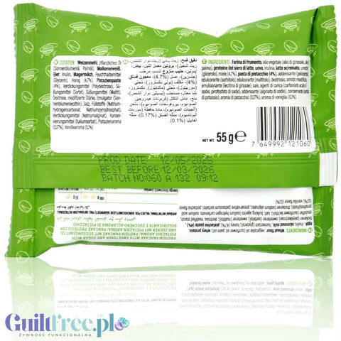 Go Fitness Protein Pancake Pistachio - naleśnik białkowy z kremem pistacjowym 181kcal