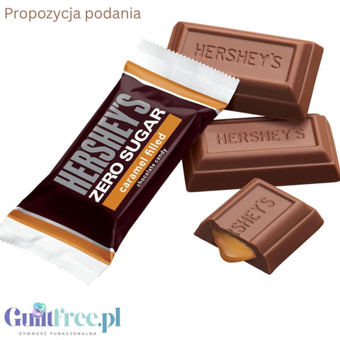 Hersheys Sugar Free Caramel Filled Chocolate - czekoladki bez cukru z nadzieniem karmelowym